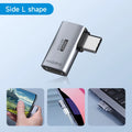 Experience Lightning-Fast Connectivity with the 240W USB C to C Adapter – 40Gbps, 8K 60Hz, 90 Degree Converter for Thunderbolt 4/3, MacBook, and iPhone 17 Pro!
