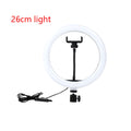 Illuminate Your Beauty with the 26CM Dimmable LED Selfie Ring Light - Perfect for Live Streaming, Makeup, and Photography!