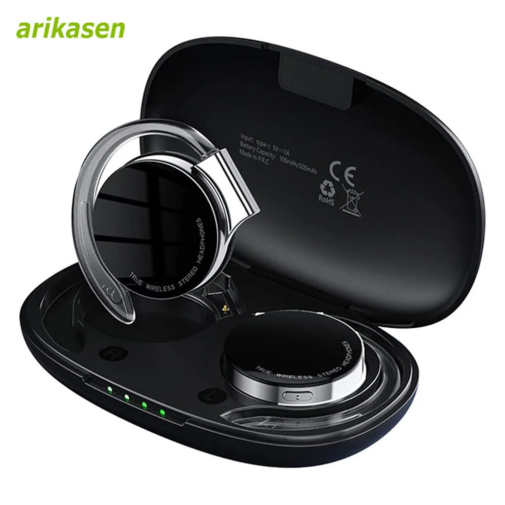 Revolutionary Open Ear Bluetooth Headphones - Perfect for Sports and Workouts with Noise Cancelling and Long Battery Life