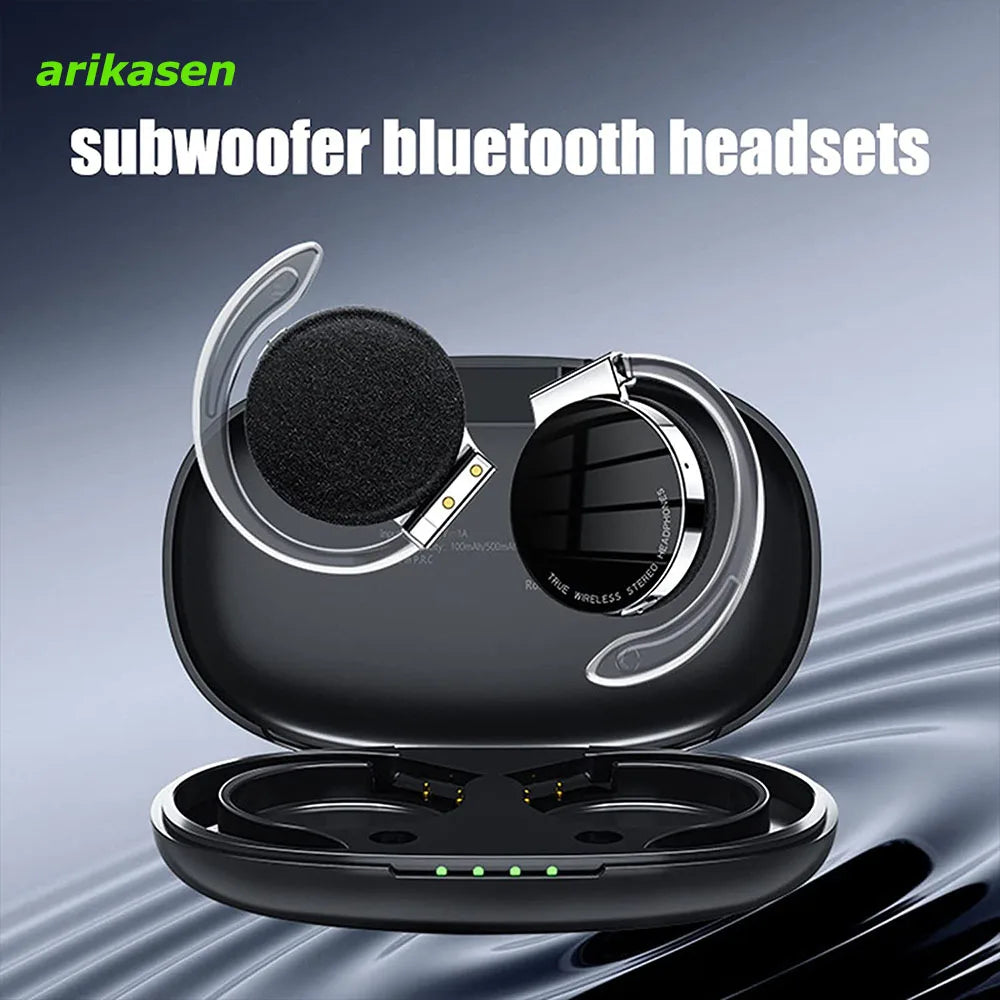 Revolutionary Open Ear Bluetooth Headphones - Perfect for Sports and Workouts with Noise Cancelling and Long Battery Life