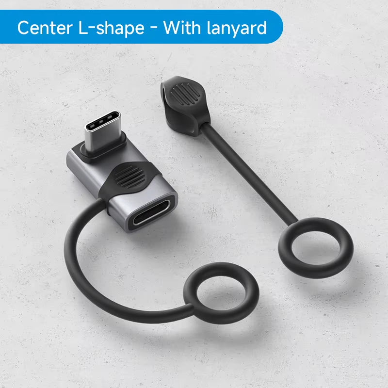 Experience Lightning-Fast Connectivity with the 240W USB C to C Adapter – 40Gbps, 8K 60Hz, 90 Degree Converter for Thunderbolt 4/3, MacBook, and iPhone 17 Pro!