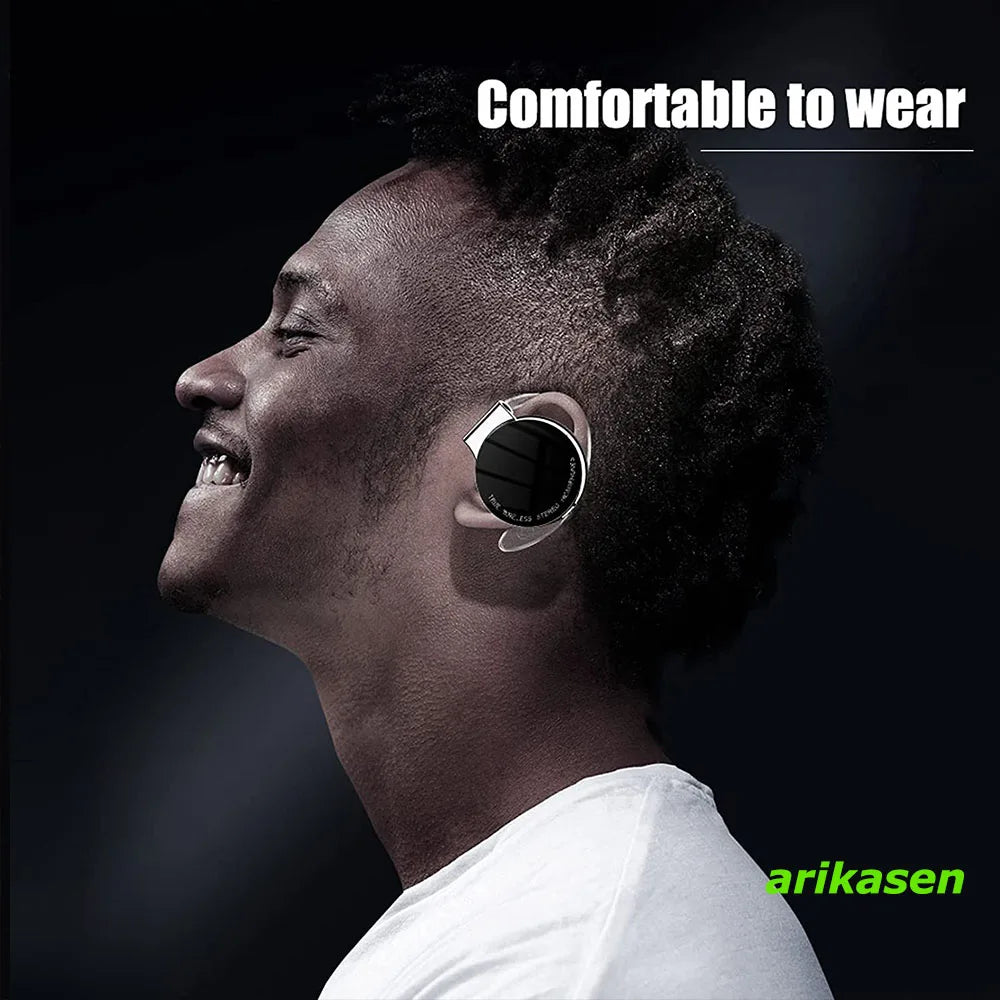 Revolutionary Open Ear Bluetooth Headphones - Perfect for Sports and Workouts with Noise Cancelling and Long Battery Life